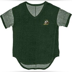 NWT [Blue 84] Oregon Ducks NCAA Short-Sleeved High Low T-Shirt Green Women’s L
